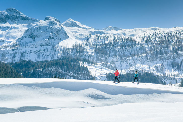 Schneeschuhwandern auf der Gnadenalm Schneeschuhwandern auf der Gnadenalm