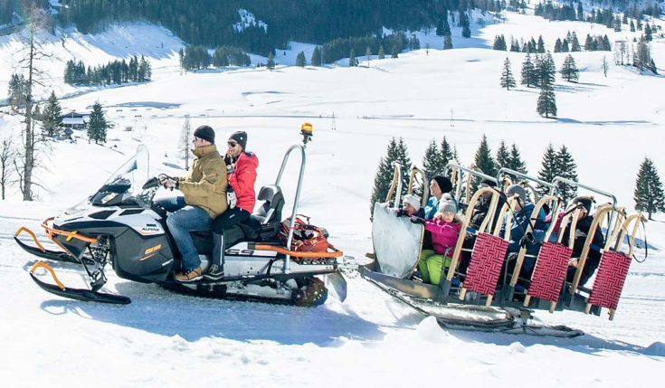 Skidoo Motorschlittentaxi