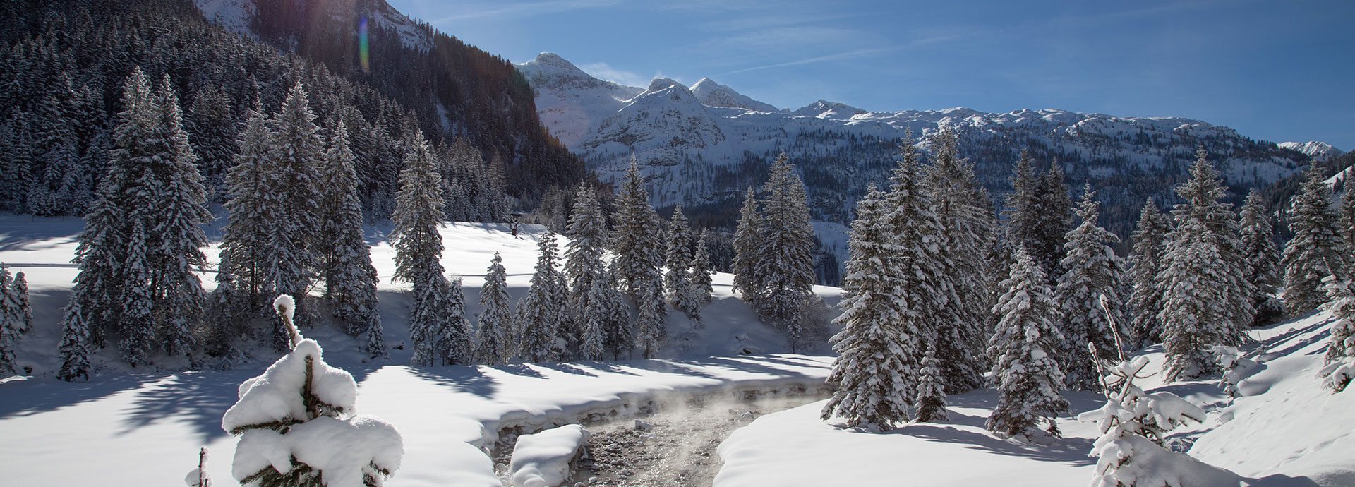 Winterlandschaft auf der Gnadenalm